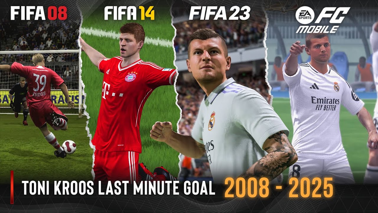 Toni Kroos Last Minute Goal In Every FIFA | 2008 - 2025 |