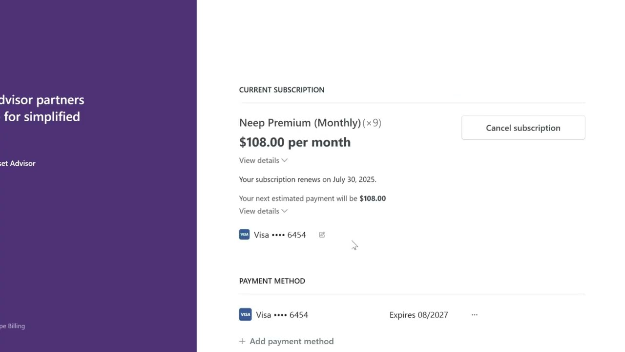 How To Update Payment In Neep Noise Canceling Software