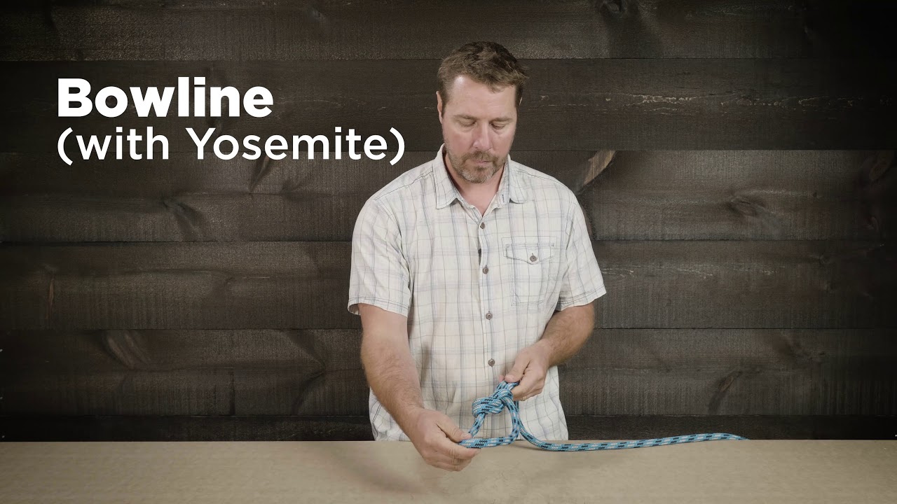 How to Tie a Bowline with Yosemite Tie-off