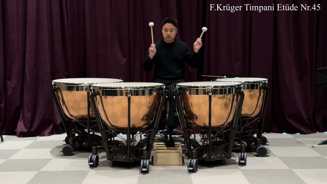F.Krüger , Timpani Etüde Nr.45