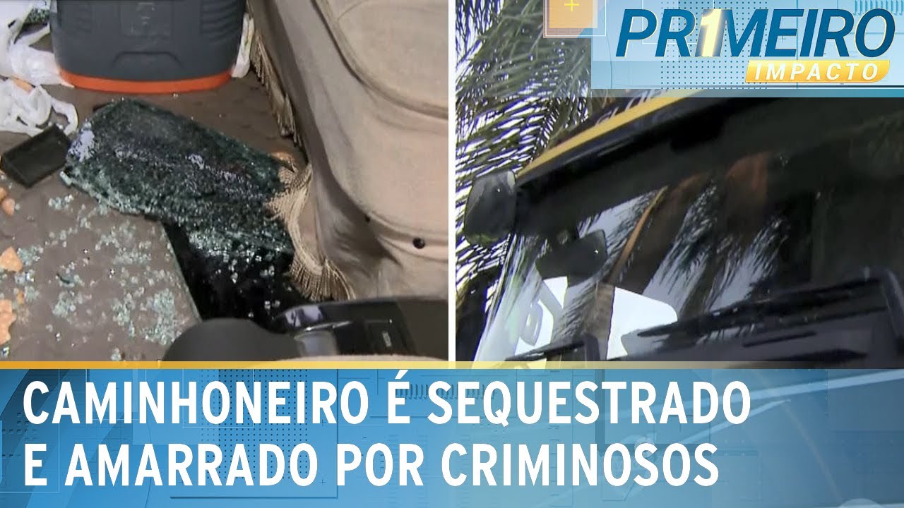 Caminhoneiro é sequestrado em Jandira (SP) e três são presos | Primeiro Impacto (15/10/24)