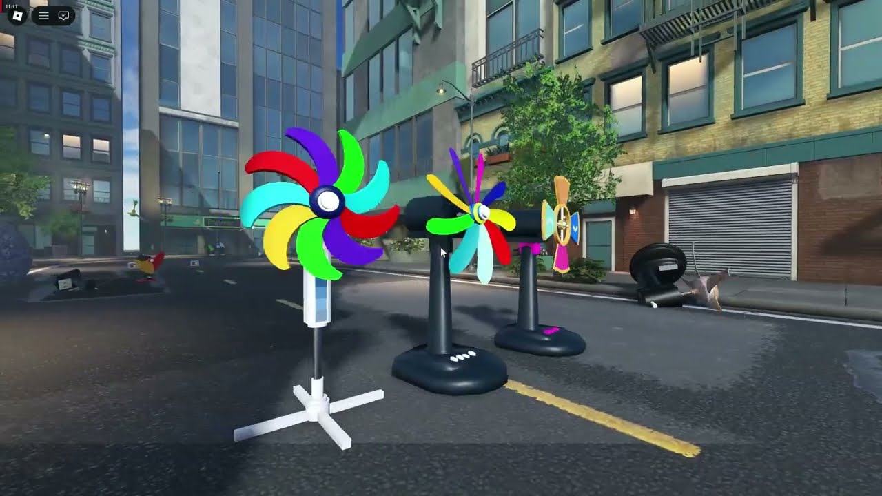 Эксперимент с шатающимся вентилятором и различными пропеллерами | Roblox