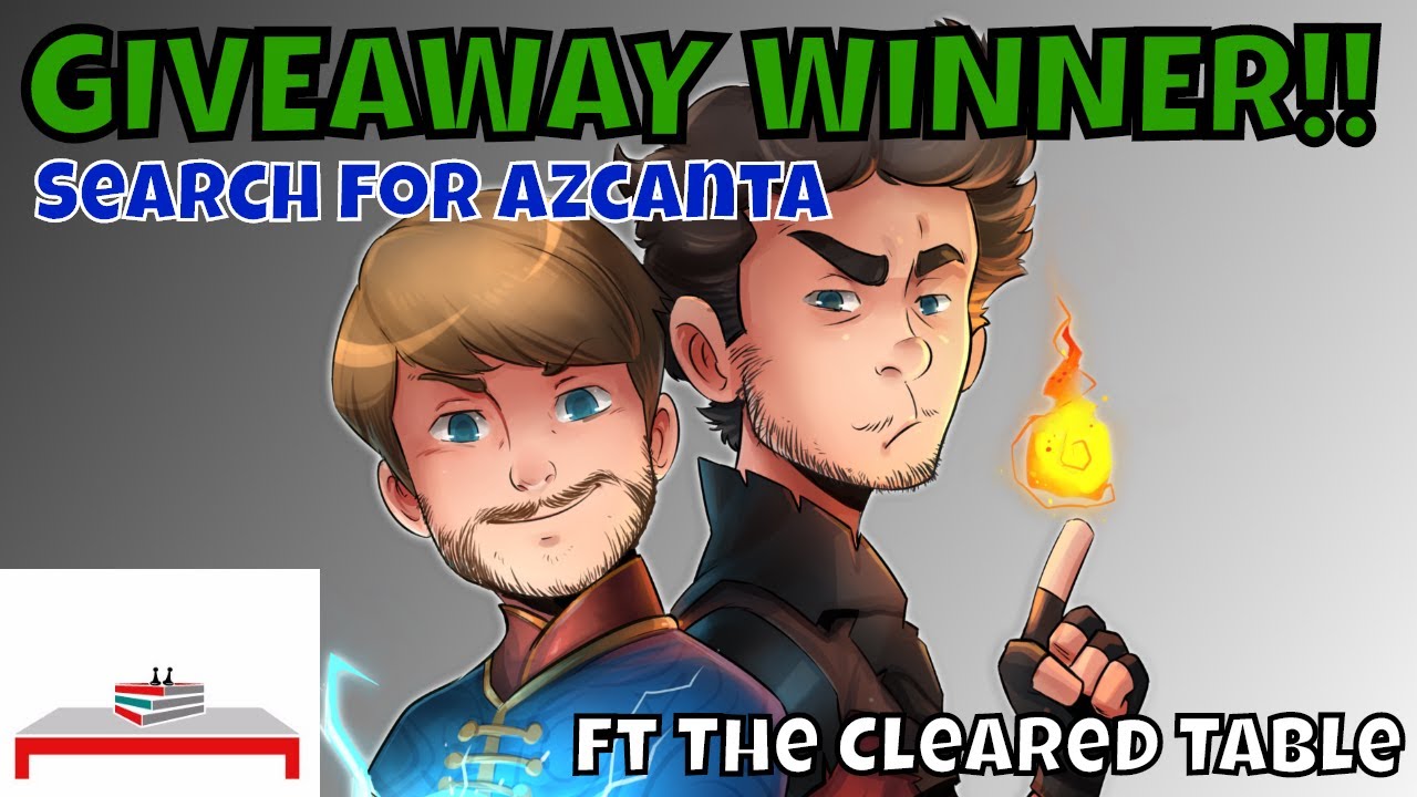 GIVEAWAY WINNER: Search for Azcanta ft The Cleared Table