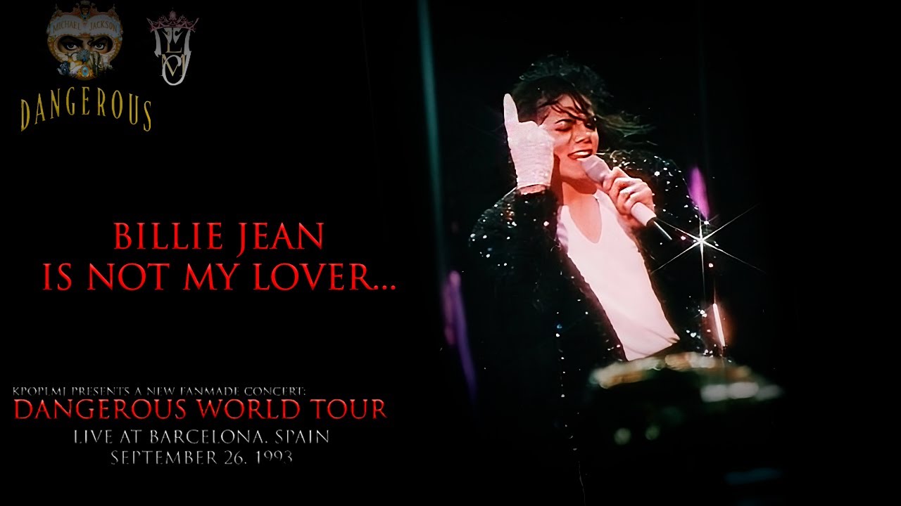 BILLIE JEAN - Dangerous World Tour (Fanmade) | Michael Jackson