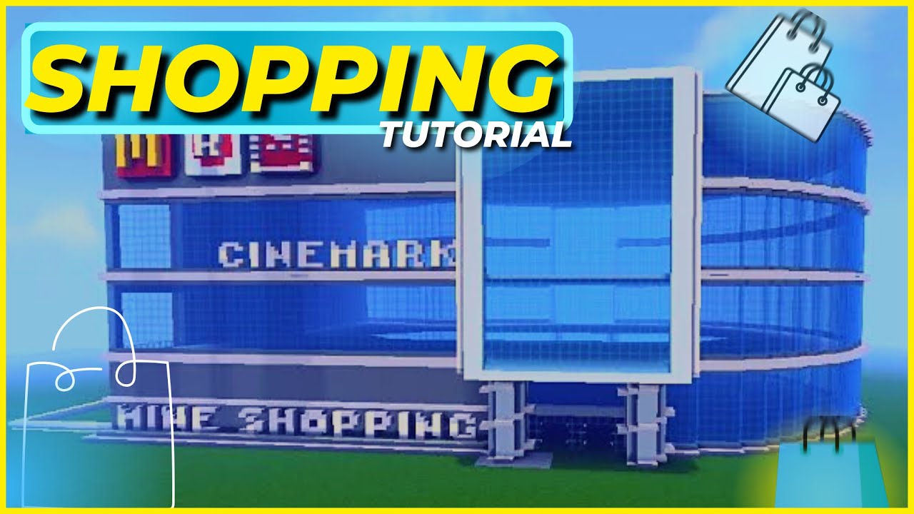 🛍️ [TUTORIAL] Como fazer um SHOPPING no minecraft