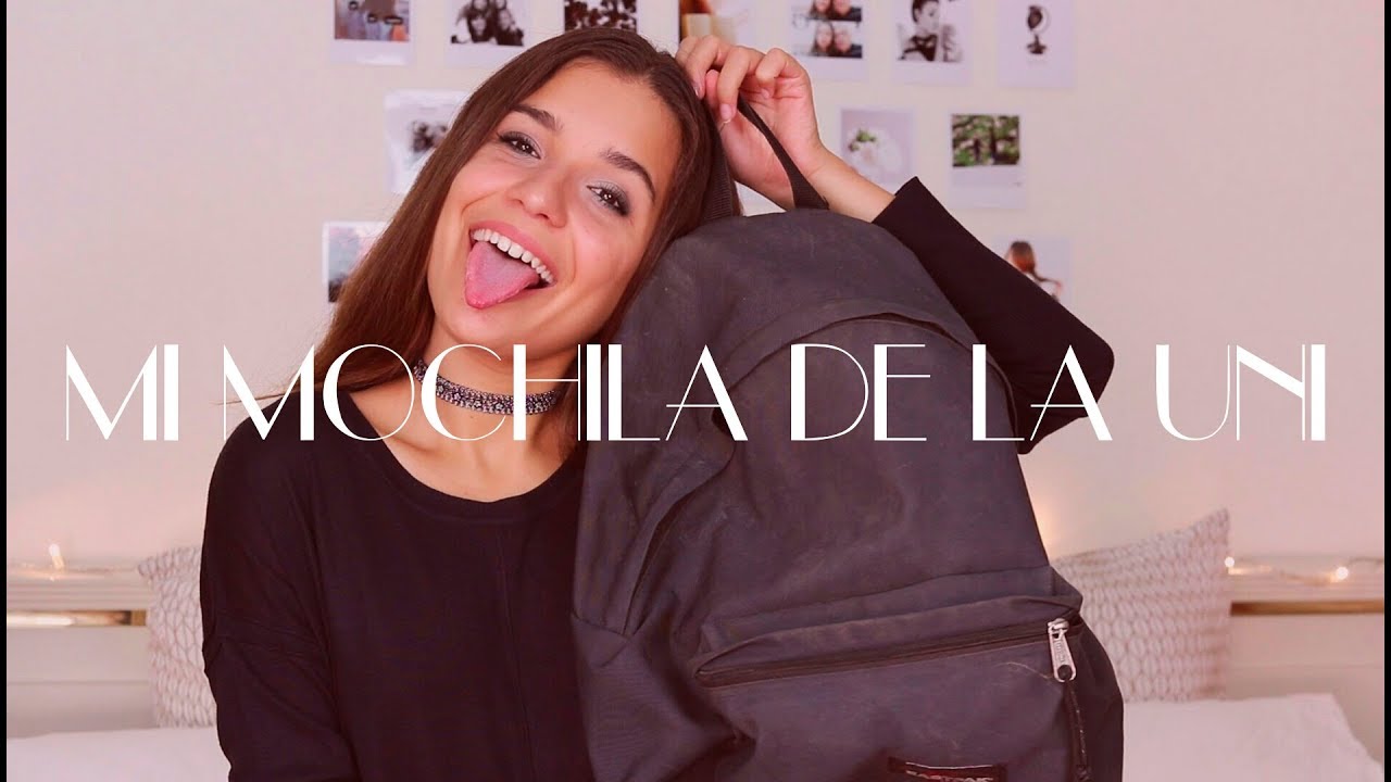 ¿Qué hay en mi MOCHILA de la UNIVERSIDAD?// The Brunette Style