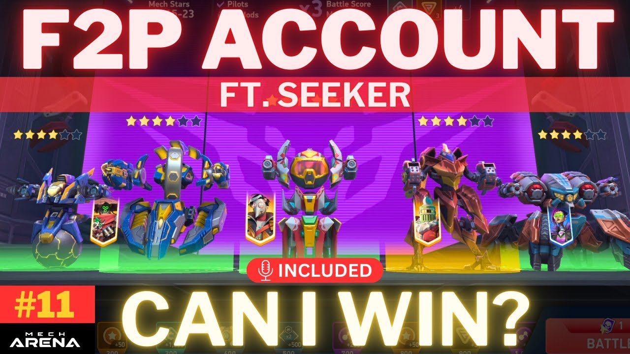 Will I Cook or Get Cooked on my F2P Account? | Hangar Showdown | Mech Arena