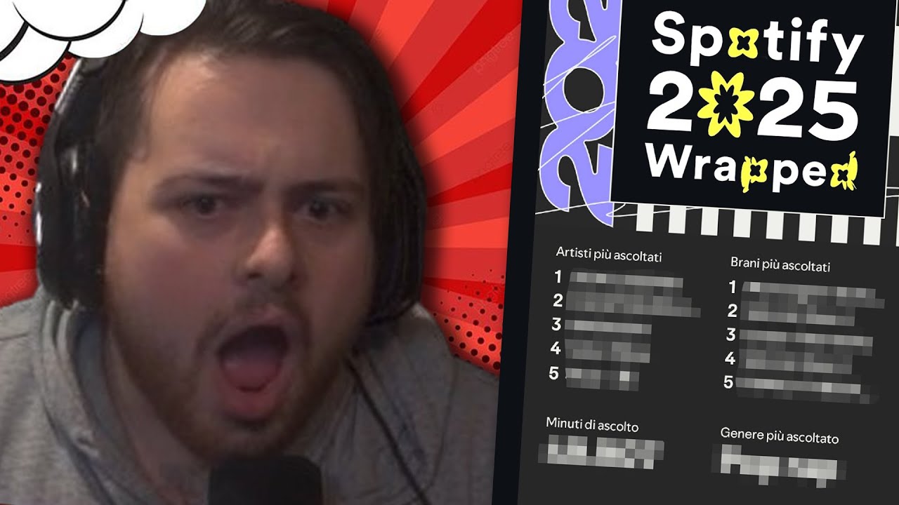 REACTION AI VOSTRI SPOTIFY WRAPPED PI&Ugrave; STRANI DEL 2025!