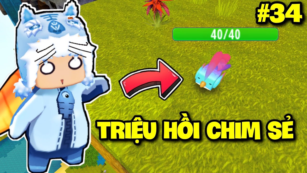 SINH TỒN VƯƠNG QUỐC SA MẠC - TẬP 34: MEOWPEO TRIỆU HỒI CHIM SẺ TRONG LÀNG MINI WORLD