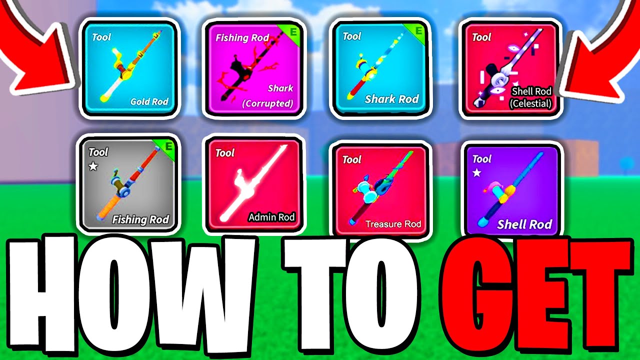 How To GET ALL 8 FISHING RODS In Blox Fruits! Roblox