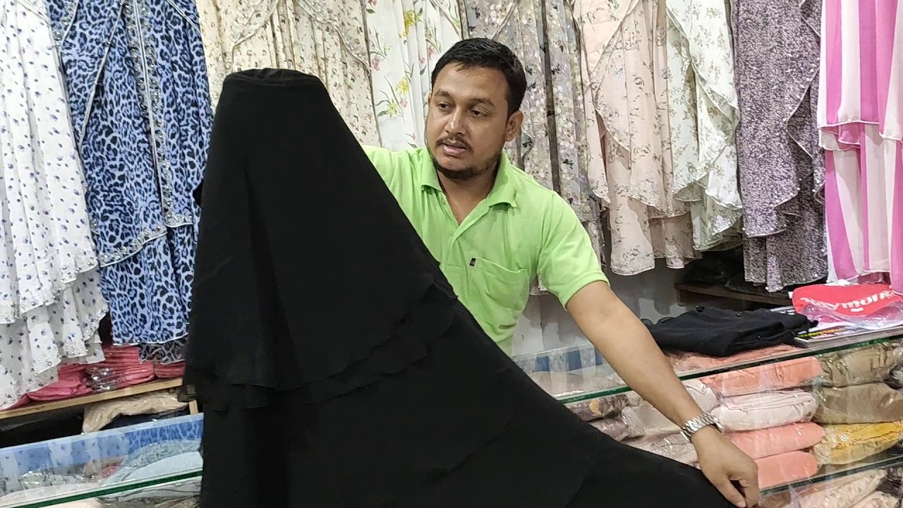 6 পাটের পাট্টা হিজাব (নিউ দুবাই বোরকা বাজার)