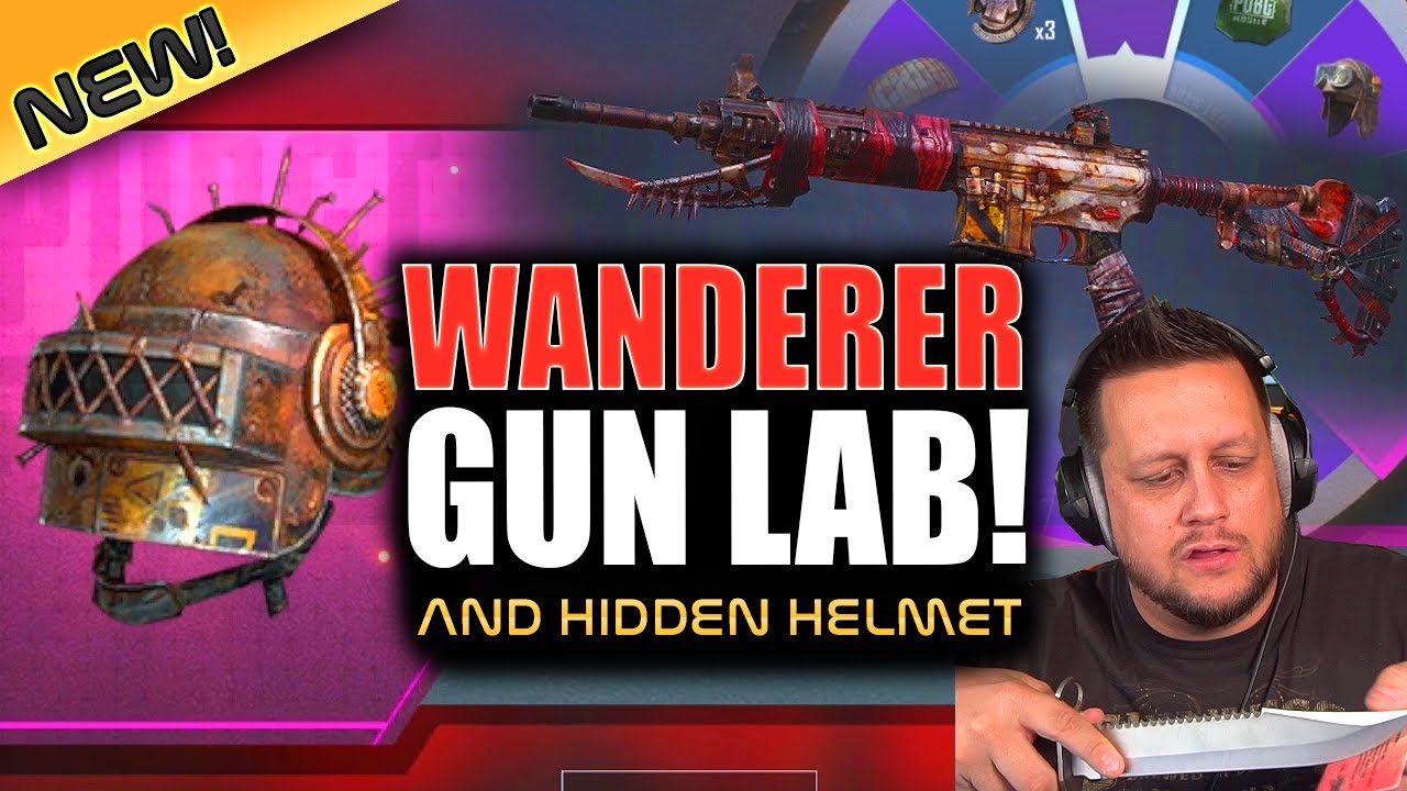 NEW WANDERER M416 LAB & HIDDEN HELMET SKIN!