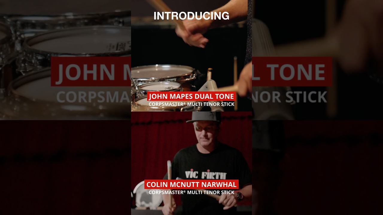 Introducing the John Mapes &ldquo;Dual Tone&rdquo; and Colin  McNutt &ldquo;Narwhal&rdquo; Corpsmaster Multi Tenor Sticks!