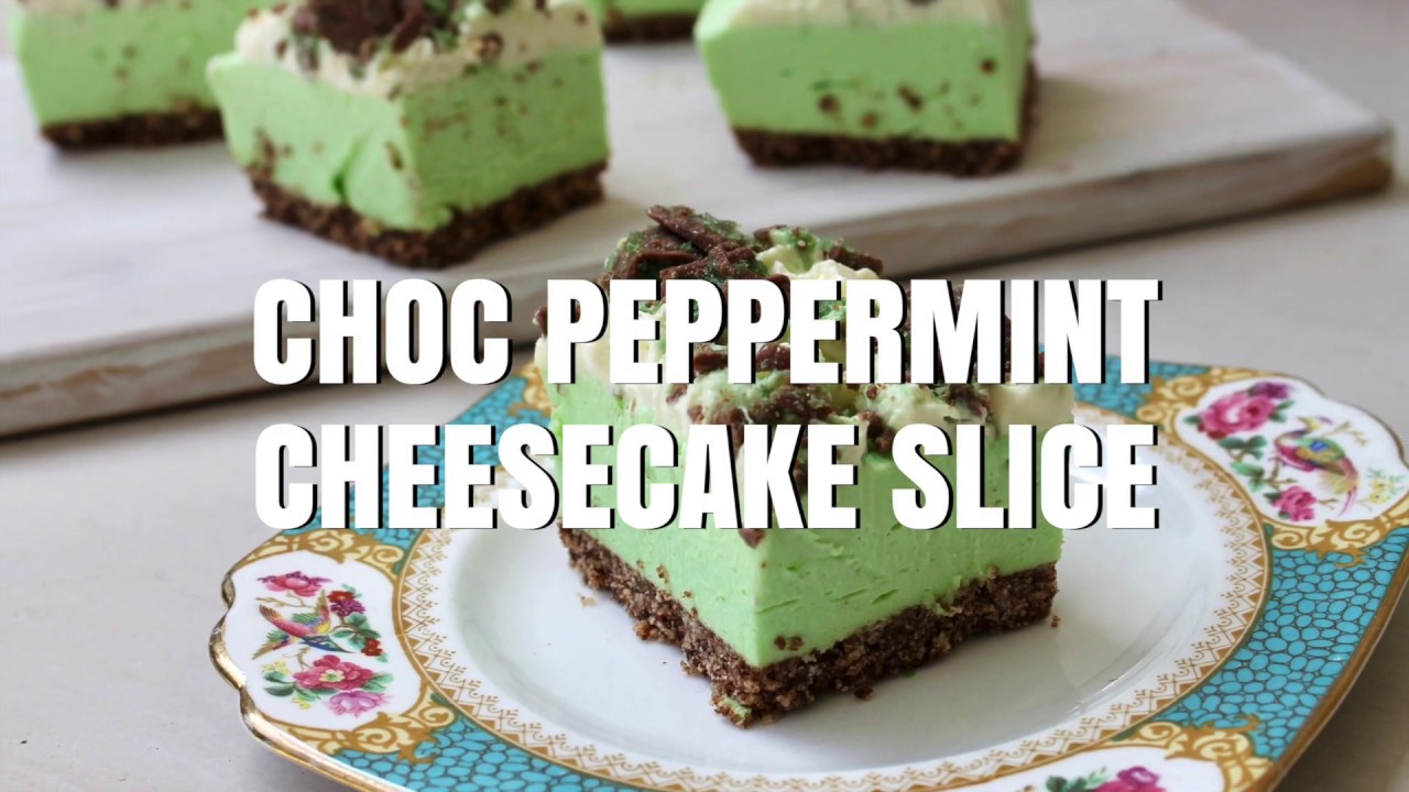 How to make a chocolate peppermint cheesecake slice | Australia's Best Recipes