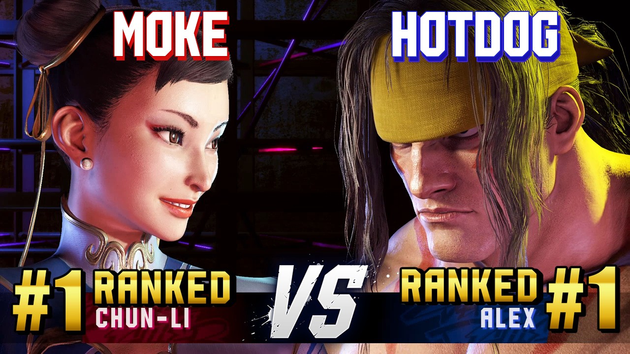 SF6 ▰ MOKE (#1 Ranked Chun-Li) vs HOTDOG29 (#1 Ranked Alex) ▰ High Level Gameplay