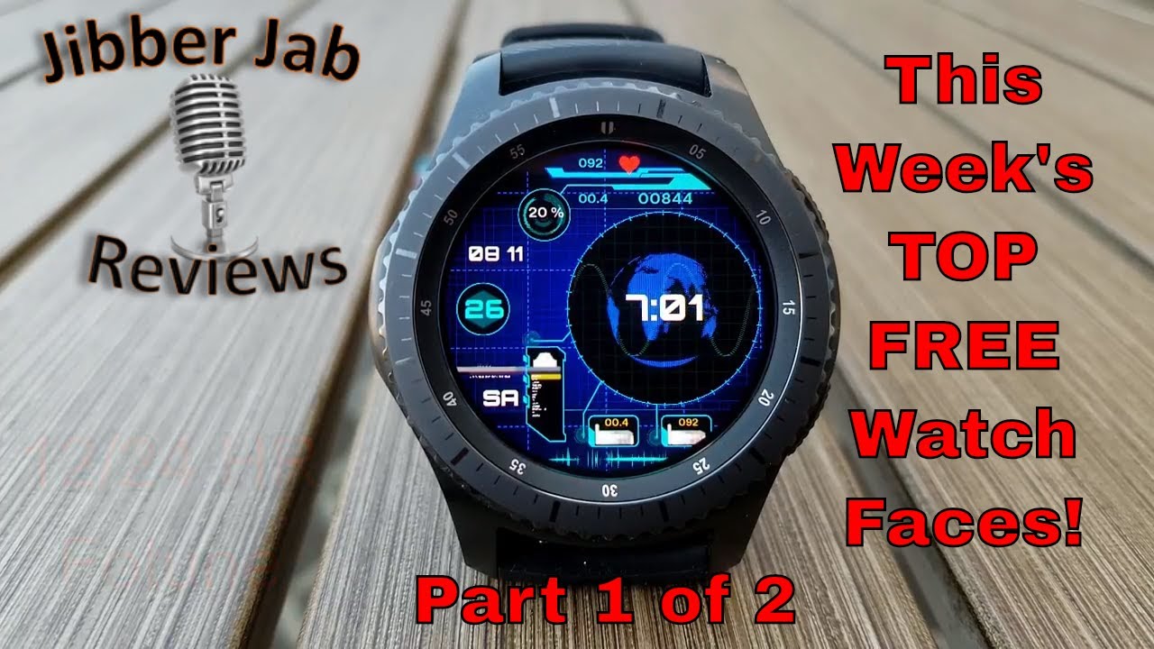 TOP FREE Must See & Must Download Samsung Gear S3/Gear Sport Watch Faces! - Jibber Jab Reviews!
