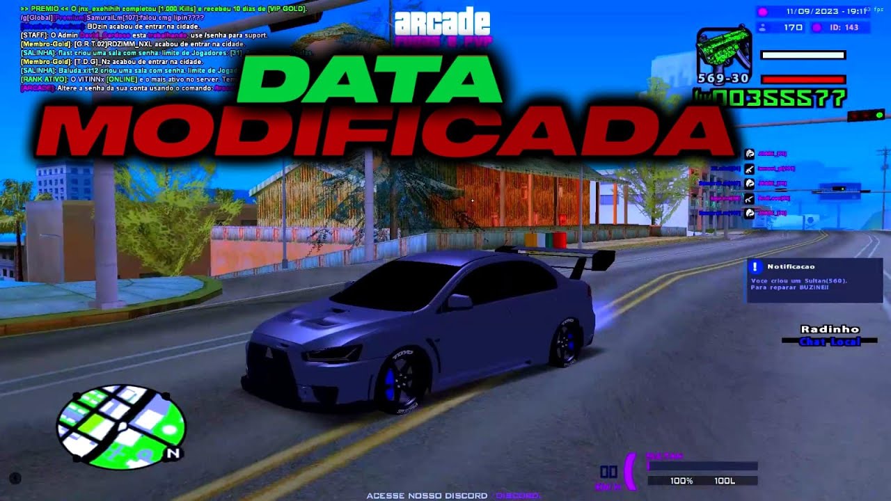 SAIU!!! DATA MODIFICADA PARA PC FRACO/MEDIO- SAMP PC