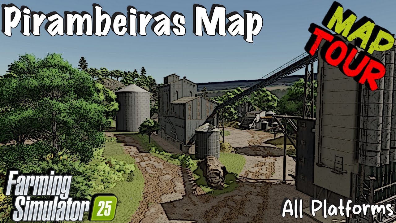 Map Tour | Pirambeiras Map | All Platforms | Farming Simulator 25