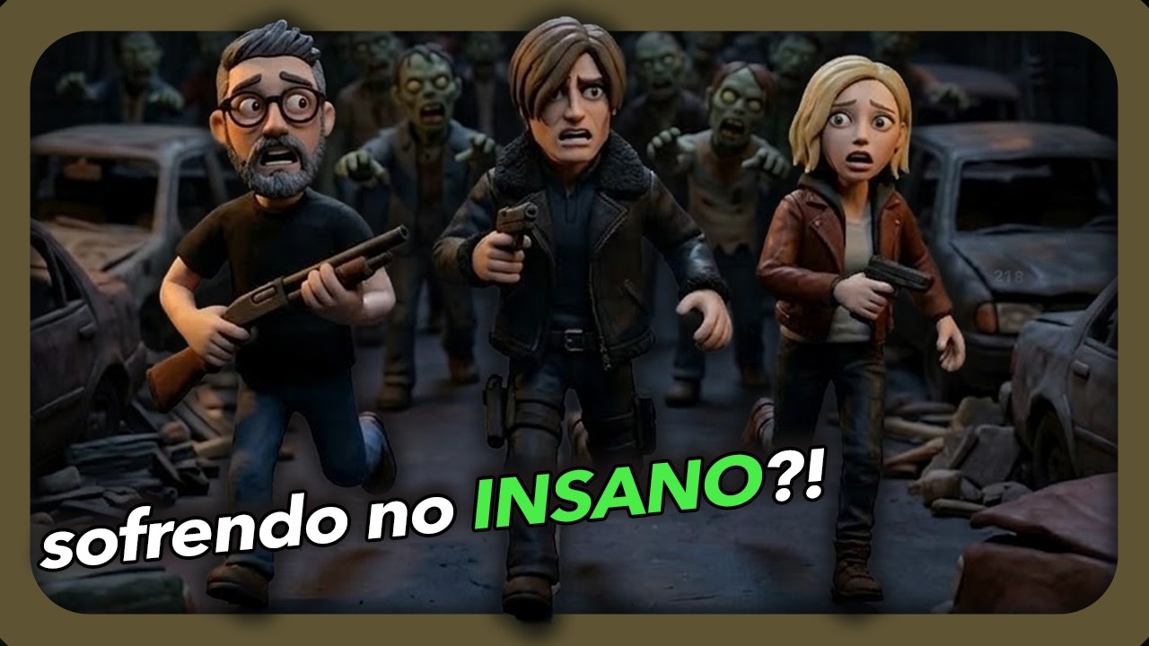 Resident Evil Requiem AO VIVO: Munição Infinita não te salva do MODO INSANO! (+Papo com chat)