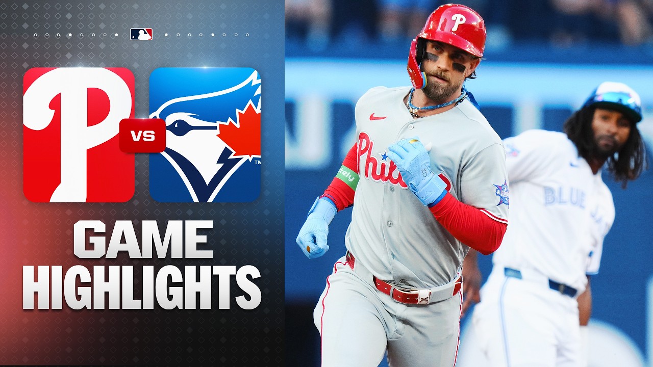 Лучшие моменты матча &laquo;Филлис&raquo; &mdash; &laquo;Блю Джейс&raquo; (10.06.26) | MLB Highlights