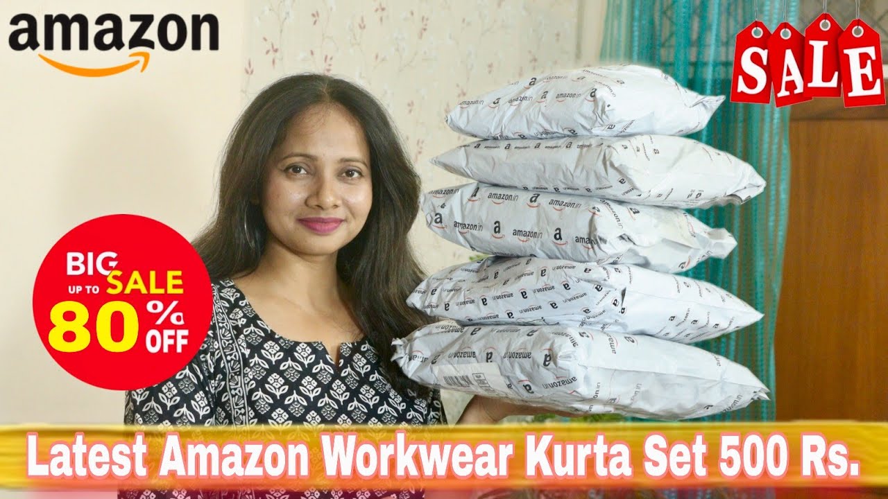 Latest 🩷 Amazon Kurti/Kurta Palazzo Sets Haul under 500 🩷 | Ranjana R