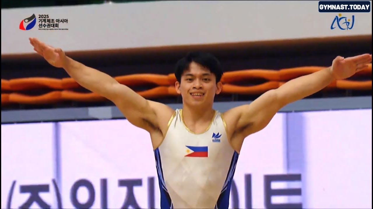 Top 3 on Men's Floor Final - 2025 Jecheon Asian Gymnastics Championship