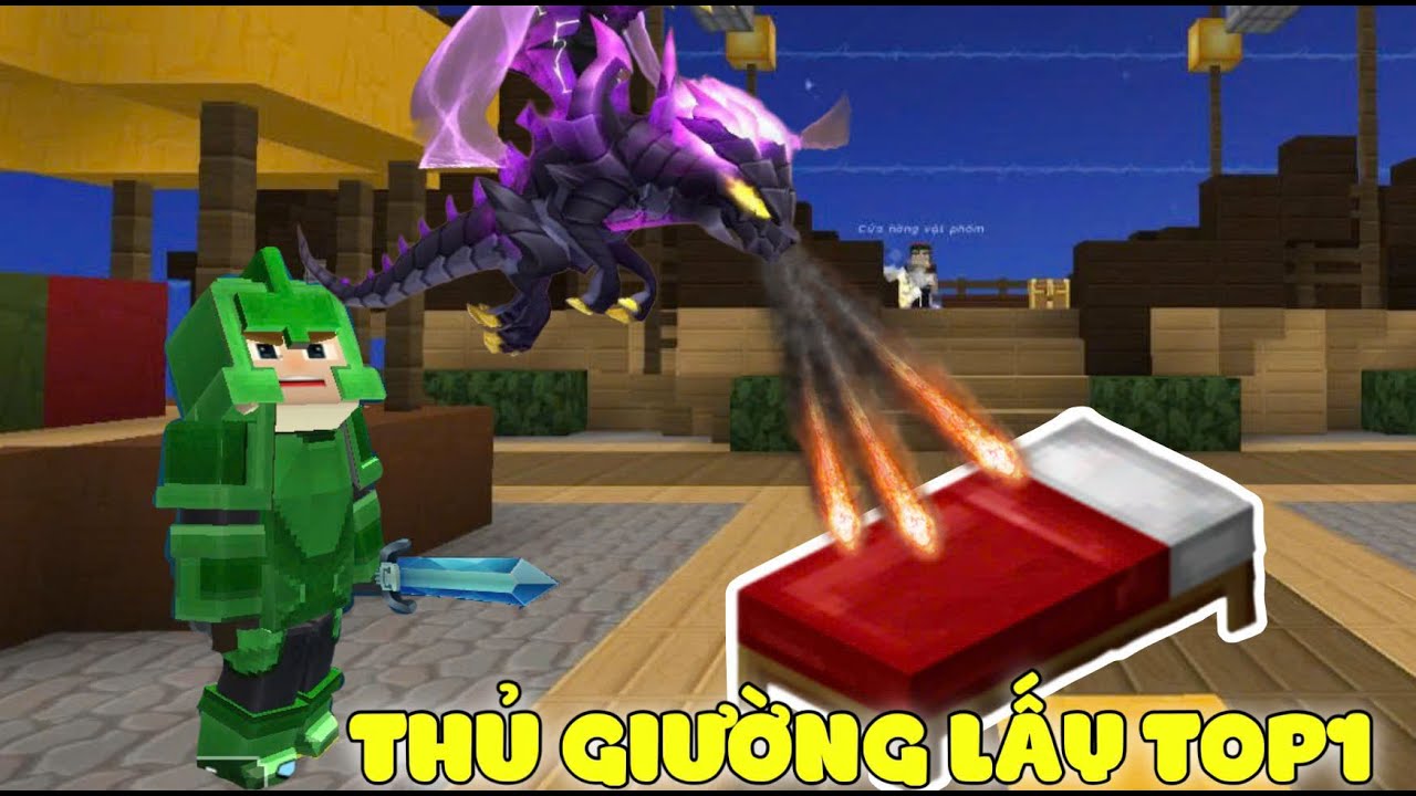 (Blockman Go) Bedwars: Thử Thách Thủ Giường Không Dùng Đạo Cụ Lấy Top1 Rank