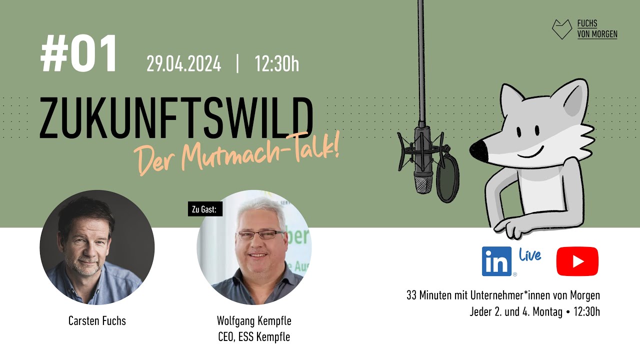 #01 ZUKUNFTSWILD mit Wolfgang Kempfle