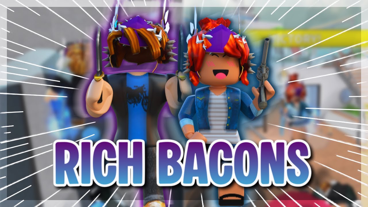 playing mm2 as RICH BACONS || (expensive...)