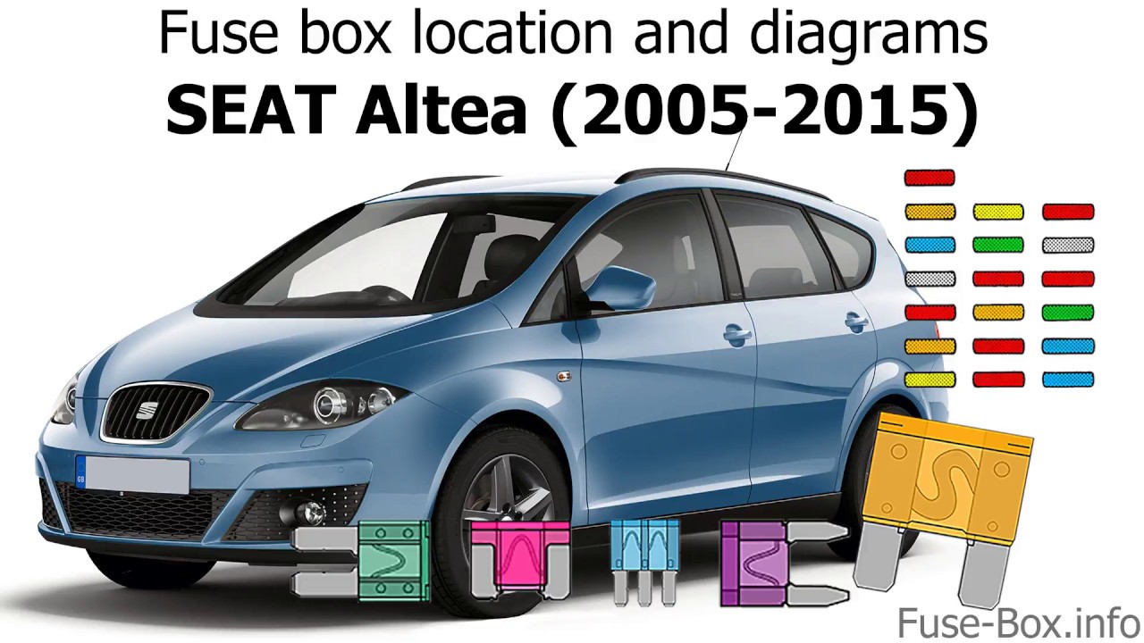 Fuse box location and diagrams: SEAT Altea (2005-2015)