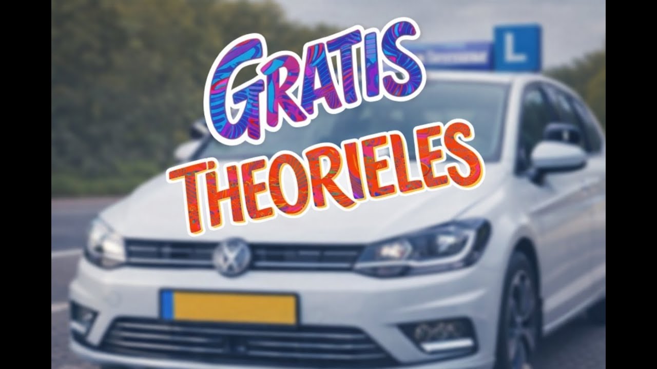 Les 48  Gratis Theorieles, Verkeerstekens op wegdek