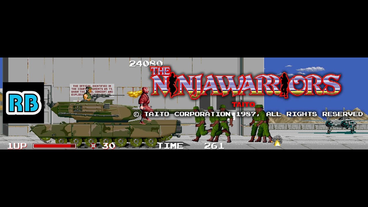 1987 [60fps] The Ninja Warriors Hardest ALL