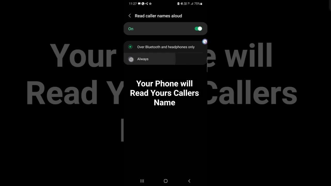 Make Android Speak Incoming Caller&rsquo;s Name
