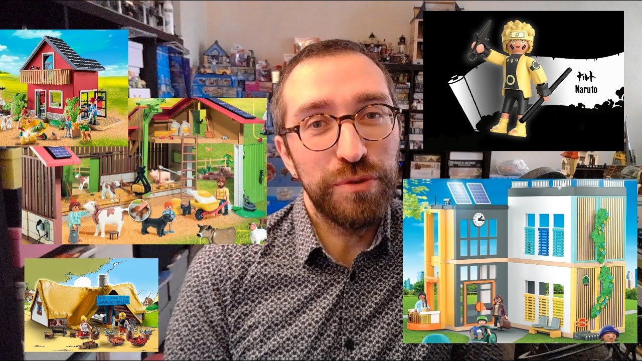 Nouveautés Playmobil 2023 1/2 : l'école, la ferme, Astérix, Naruto, Novelmore et Ayuma !