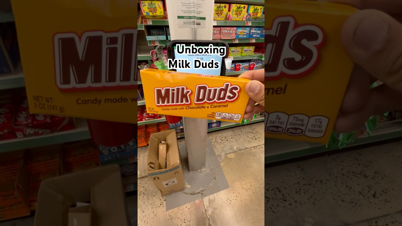 Unboxing Milk Duds 🥛