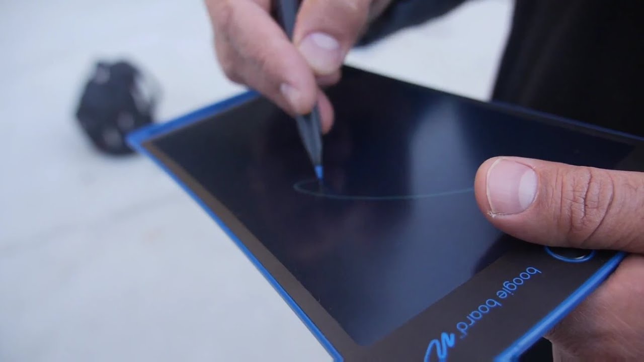 Kent Displays eWriter Boogie Board demos by CTO