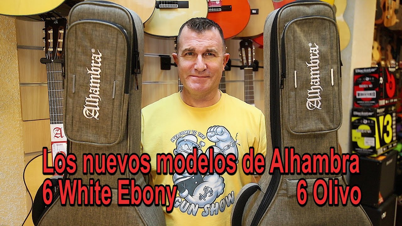 Así son las NUEVAS guitarras de ALHAMBRA: 6 White Ebony  y 6 Olivo