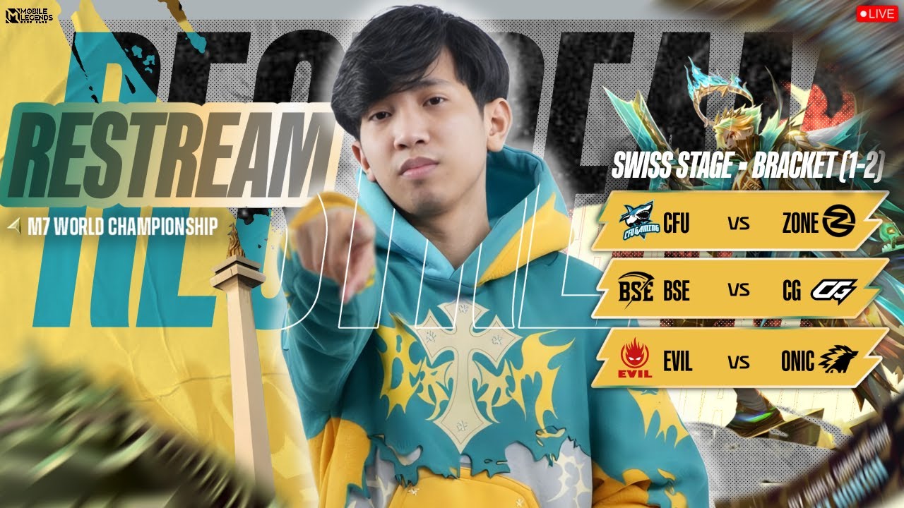 LETSGO ONIC KALIAN BISA !! - RESTREAM M7 SWIS STAGE  !