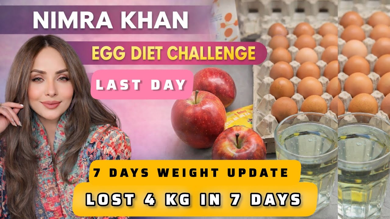 Nimra Khan Egg Diet 🌸 Lost 4 kgs in 7 days ❤️ Realistic weight Loss Journey | Finland Diaries