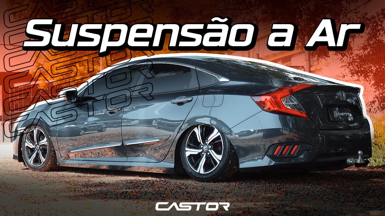 BAIXO NAS ORIGINAIS! CIVIC G10 COM SUSPENSÃO A AR CASTOR!