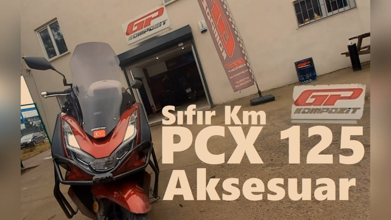 Sıfır PCX ile Gp Kompozit Fabrikasına Gittim | Aksesuar Taktırdık