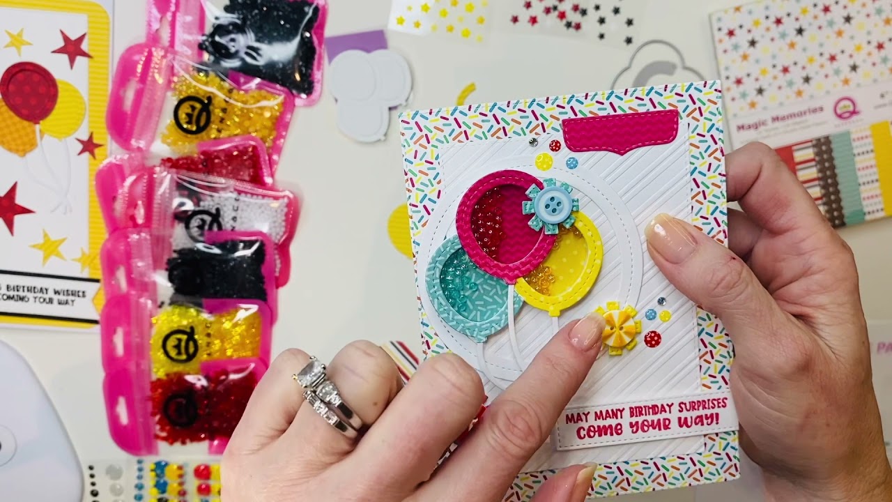Surprise Party 3 color balloon shaker tips