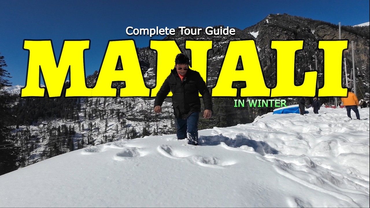 Manali Snowfall🧊☃️| Manali Tourist Places | Manali in Winter | Manali Travel Guide | Manali Himachal