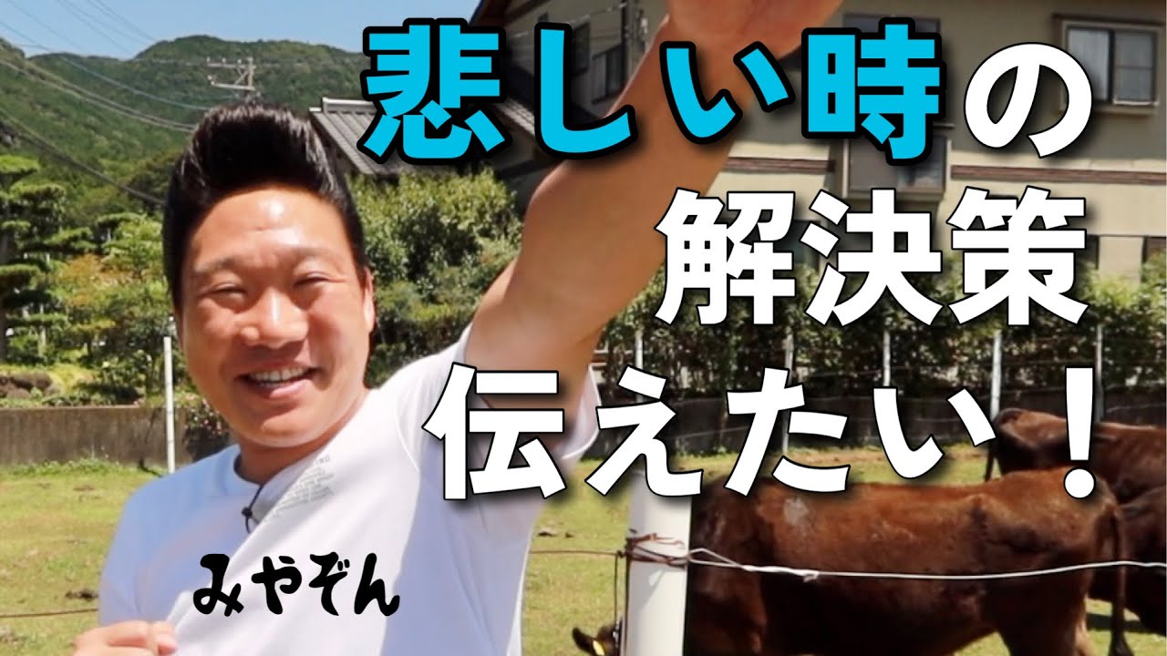 【みやぞん流】悲しい時の解決策