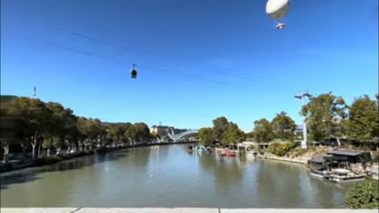 Europe Square, Metekhi Bridge, Meidan, Tbilisi, Georgia