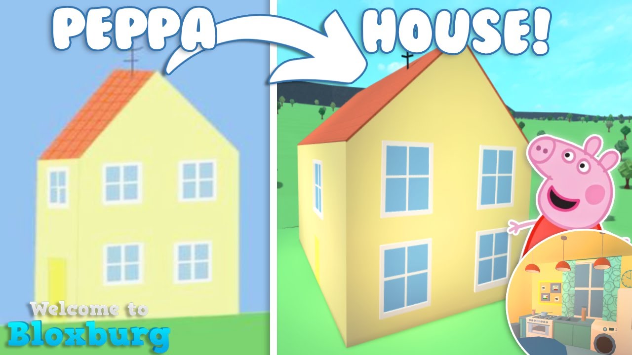 BUILDING PEPPA PIG'S REAL HOUSE IN BLOXBURG! (IDENTICAL!?)