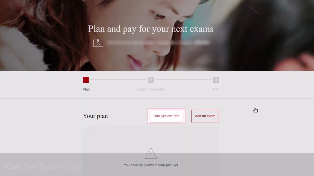 Booking your remote session exam