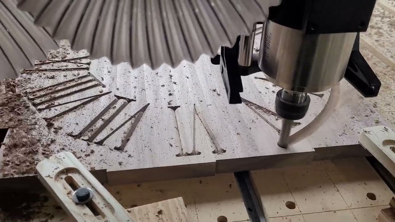 Onefinity CNC - Making an Engraved Walnut Wall Clock