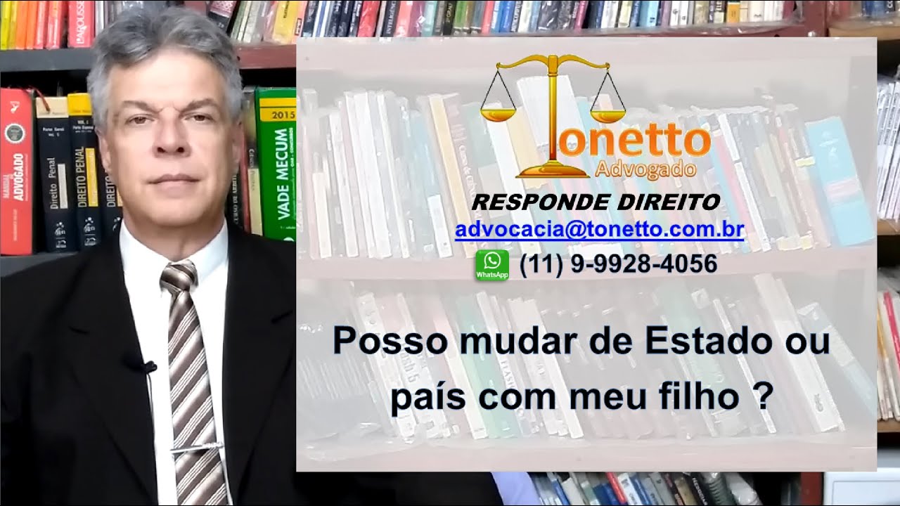 Posso mudar de Estado ou país com meu filho?