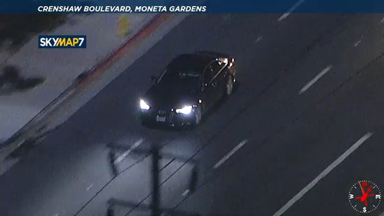 Dangerous high-speed chase through LA ends with multiple arrests